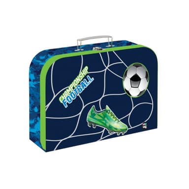 Kartonpp Kufřík lamino 34 cm fotbal 2