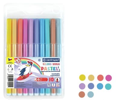 CENTROPEN, a.s. Fix CENTROPEN 7550/10 barev trojhranné PASTEL