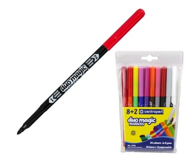 CENTROPEN, a.s. Fix CENTROPEN sada 2599/10 barev DUOMAGIC 8+2=24