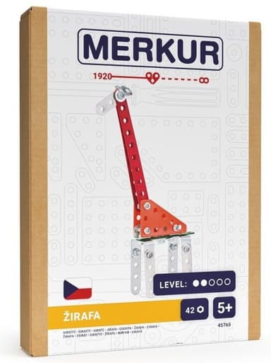 Merkur - Mini ZOO Žirafa, 42 dílků