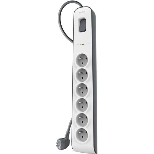 Belkin prepäťová ochrana (BSV603) 6 zásuviek biela