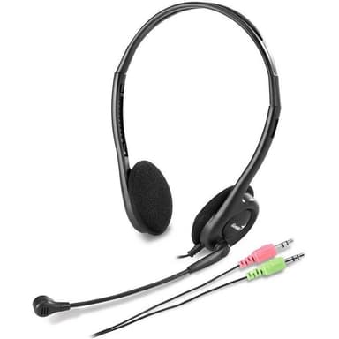 Genius HS-200C sluchátka s mikrofonem černá
