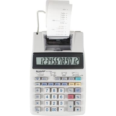 Sharp EL1750V kalkulačka biela