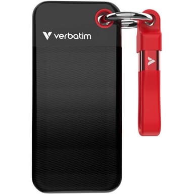 Verbatim Pocket externí 1TB USB-C černá/červená