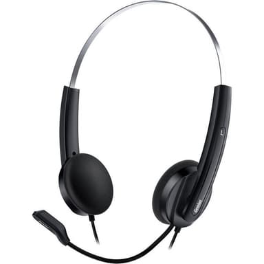 Genius HS-220U USB sluchátka s mikrofonem černá