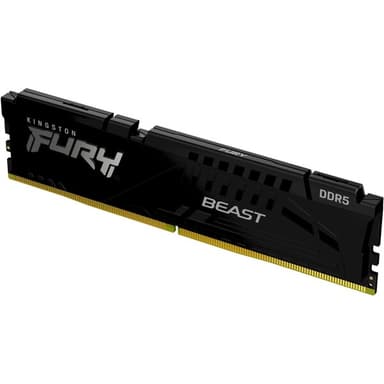 Kingston FURY Beast Black DDR5 16GB 6000MT/s CL30 DIMM (1x16GB) EXPO/XMP