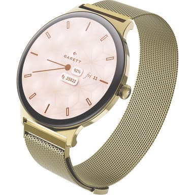 Garett Smartwatch Verona 2 Mesh steel, zlatá