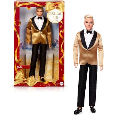Vianočná bábika Mattel Barbie Signature 2025 Holiday - KEN BLOND