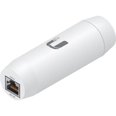 Ubiquiti INS-3AF-I-G PoE konvertor bílý