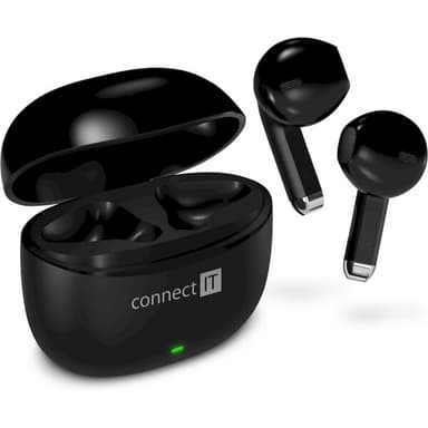 CONNECT IT True Wireless SonicBass sluchátka do uší s mikrofonem černá
