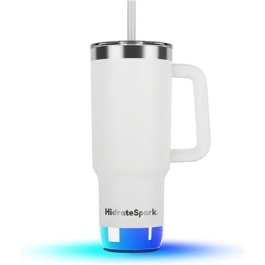HidrateSpark PRO 2 Tumbler chytrý hrnček, 887 ml biely