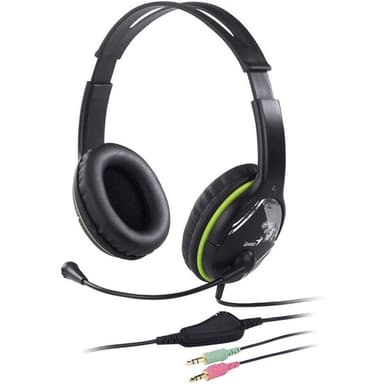 Genius HS-400A sluchátka s mikrofonem černá