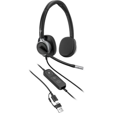 HP Poly Mission 625 Stereo USB Wired Headset