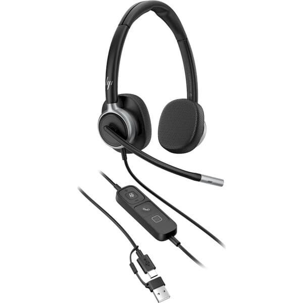 HP Poly Mission 625 Stereo USB Wired Headset