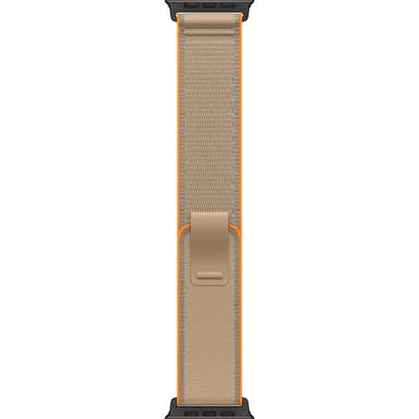 Apple Watch 49/46/45/44mm pískový trailový tah z černého titanu S/M