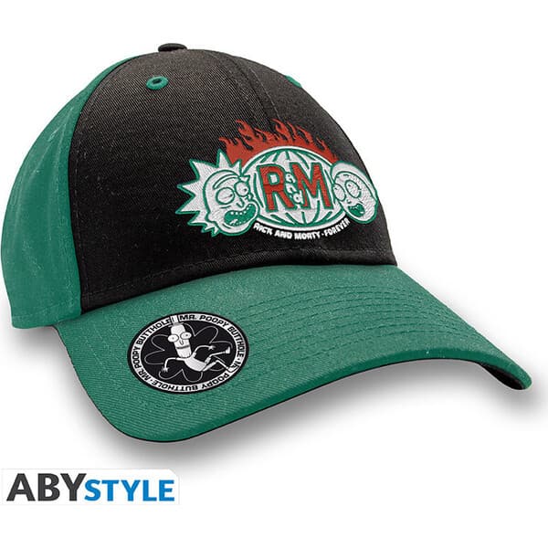 Abysse Corp Šiltovka Rick & Morty - Black & Green