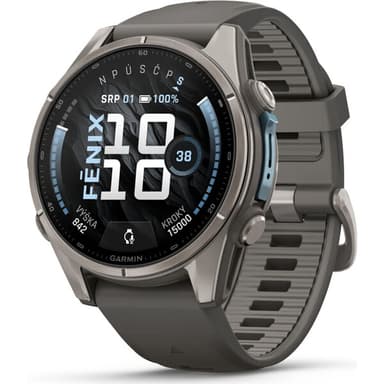 Garmin fenix 9 43mm titan/tmavě šedé
