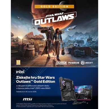 Smarty Star Wars™ Outlaws k vybraným MSI základním deskám