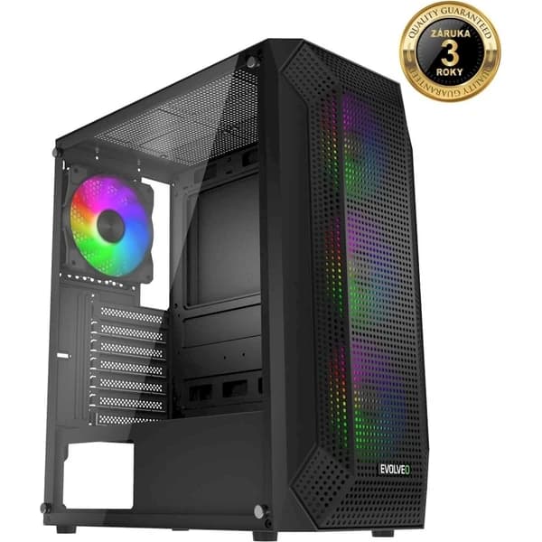 EVOLVEO Xenon 4x ARGB čierna