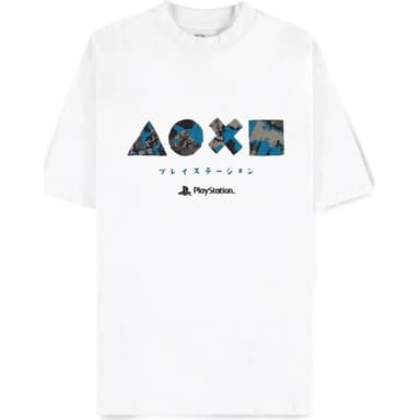 Difuzed tričko PlayStation - Icons Japan (Loose Fit) M