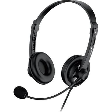 Genius HS-230U drátová náhlavní sluchátka černá