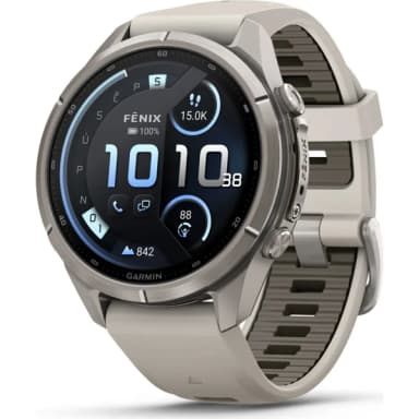 Garmin fenix 9 Pro IR 43mm titan/světle šedé