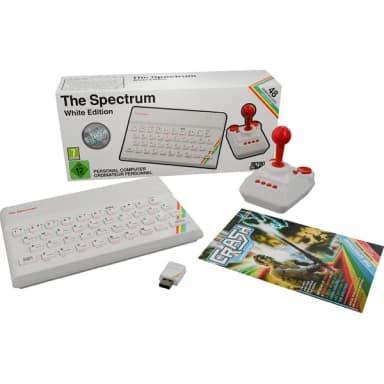 Plaion The Spectrum White Edition retro herná konzola biela
