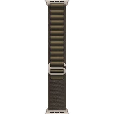 Apple Watch 49/46/45/44mm tmavo olivový alpský ťah z prírodného titánu S