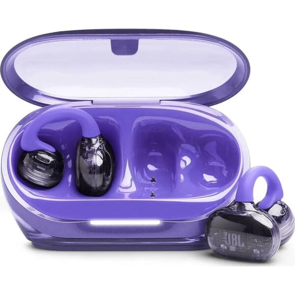JBL Soundgear Clips bezdrátová sluchátka fialová