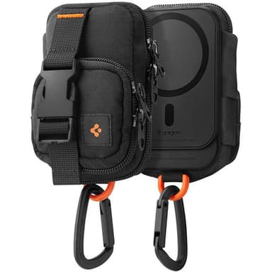 Spigen Portable Organizer Pouch SnapZip MagSafe organizér černý