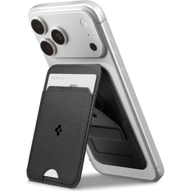 Spigen Slim Fold Stand MagSafe peňaženka čierna (1 karta)