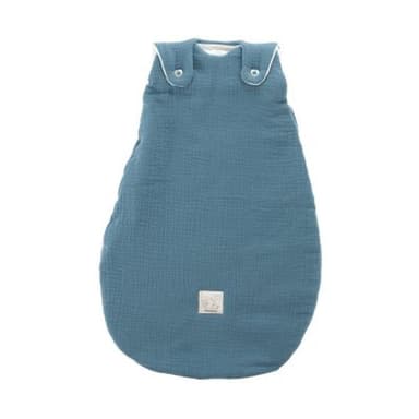 TRÄUMELAND Vnější spací pytel Liebmich Musselin Jeansblau 50/56