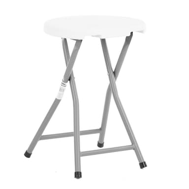 Záhradná stolička - HECHT FOLDIS WHITE STOOL