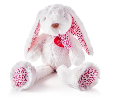 LUMPIN Zajíc Ella bílý velký 38 cm