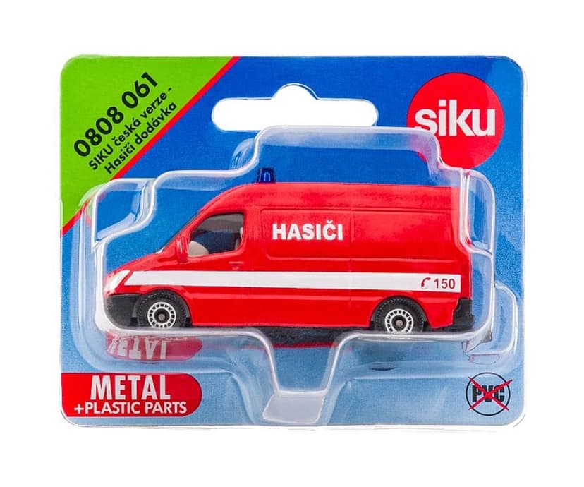 SIKU česká verze - hasiči dodávka