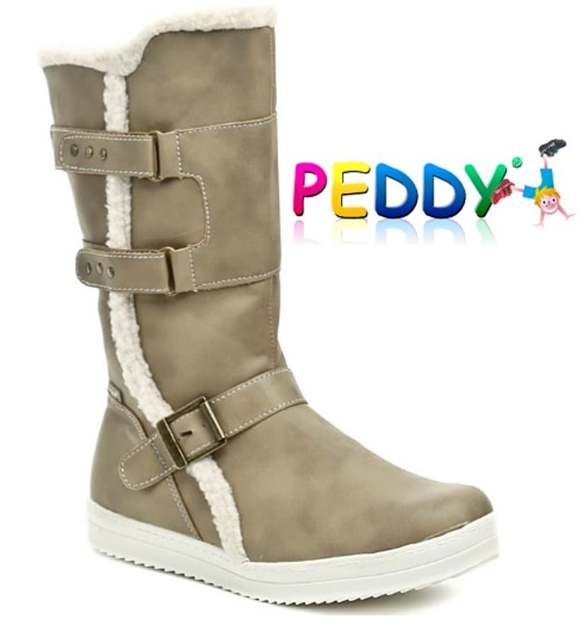 Dětské boty Peddy PR-533-32-02 hnědá - 28