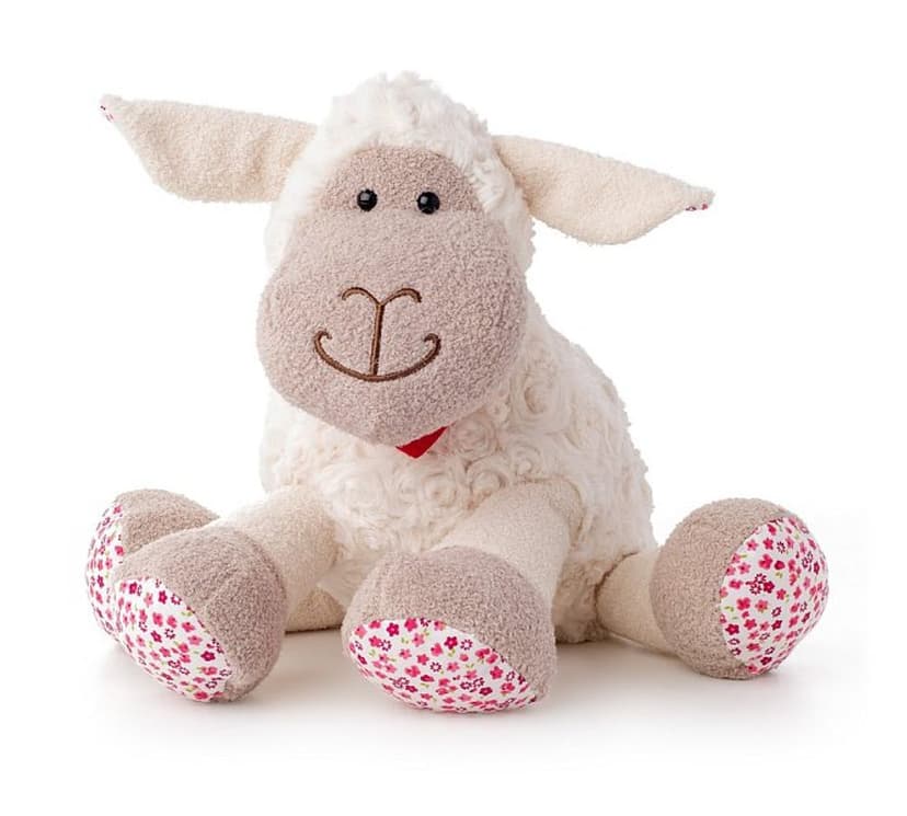 LUMPIN Ovečka Olivia kvítka 25 cm