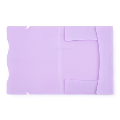 Oxybag Karton P+P Sloha s gumou A4 PP PASTELINI fialová