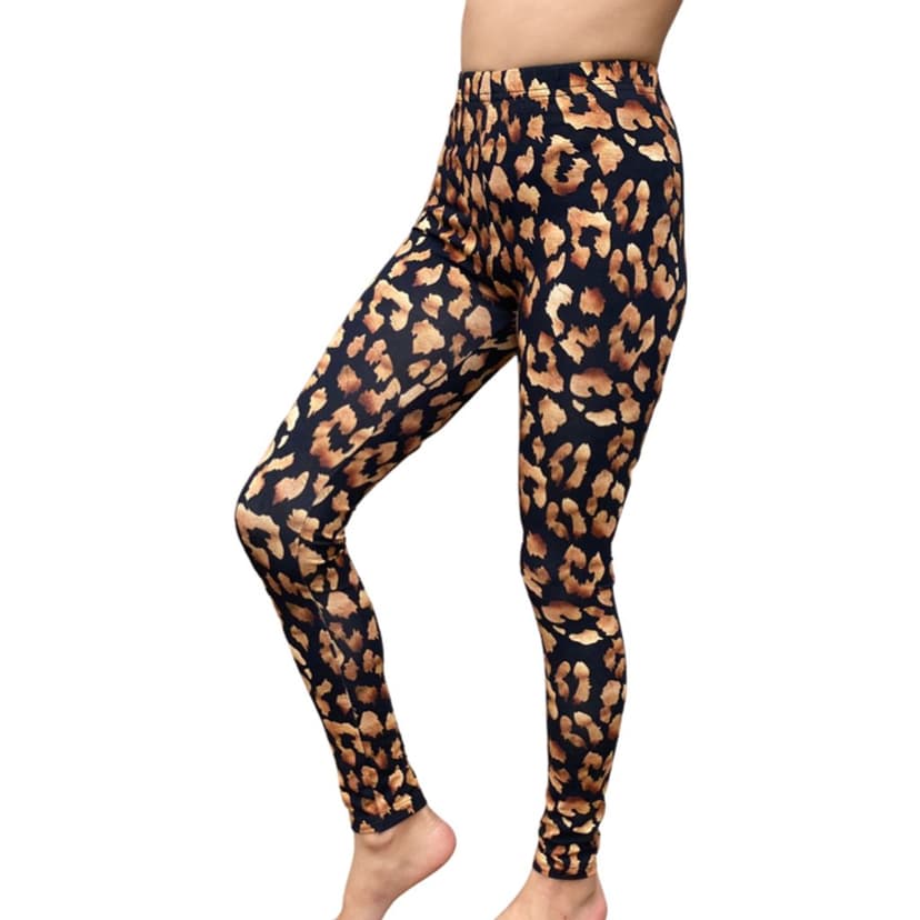Lily Grey Dievčenské legíny bavlnené leopard