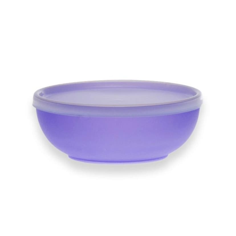 Plastimex miska 0,6 l+víčko,matná d140x54mm, plast