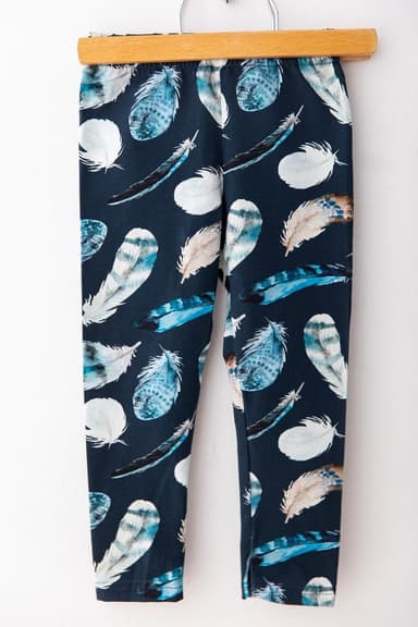 Legíny Lily Grey tm.modré pírka