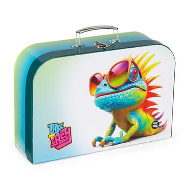 Oxybag Kufrík lamino 34 cm Chameleón