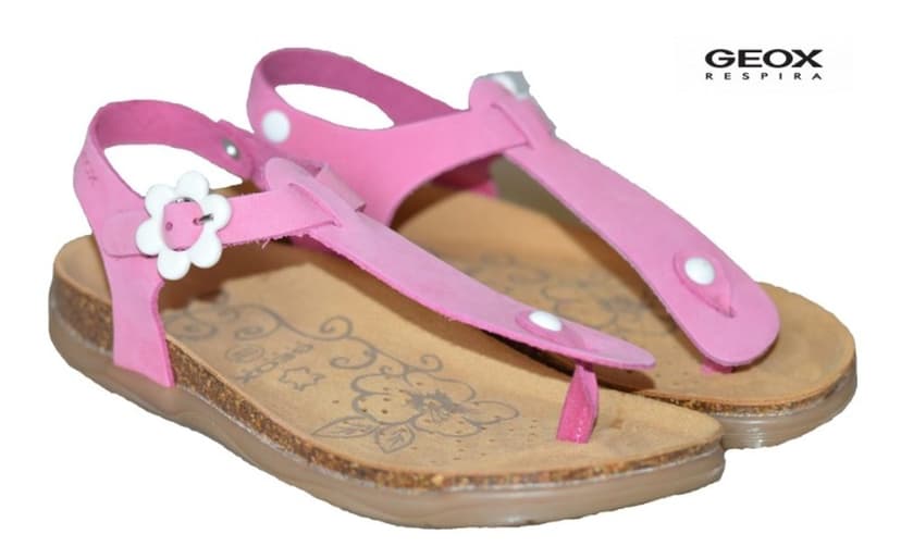 Dětské letní boty GEOX JR SANDAL ALOHA FUCHSIA