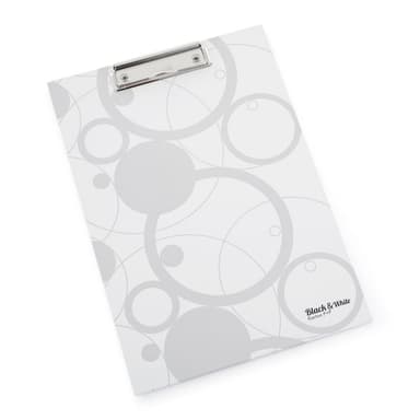 Oxybag Jednodeska A4 lamino Black and White bílá