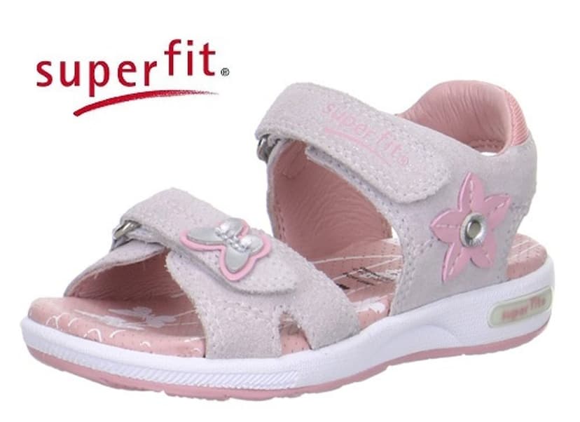 Sandály Superfit 0-00131-47 EMILY PEBBLE KOMBI