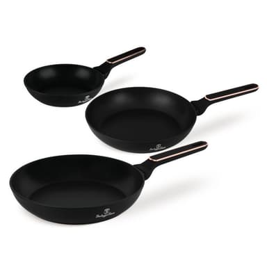 BERLINGERHAUS Sada pánví s titanovým povrchem 3 ks Black Rose Collection BH-8360