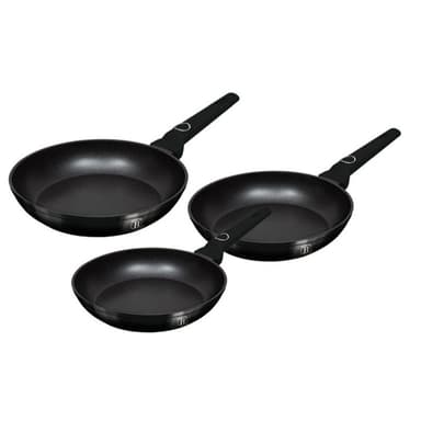 BERLINGERHAUS Sada pánví s titanovým povrchem 3 ks Black Vantage Collection BH-8230