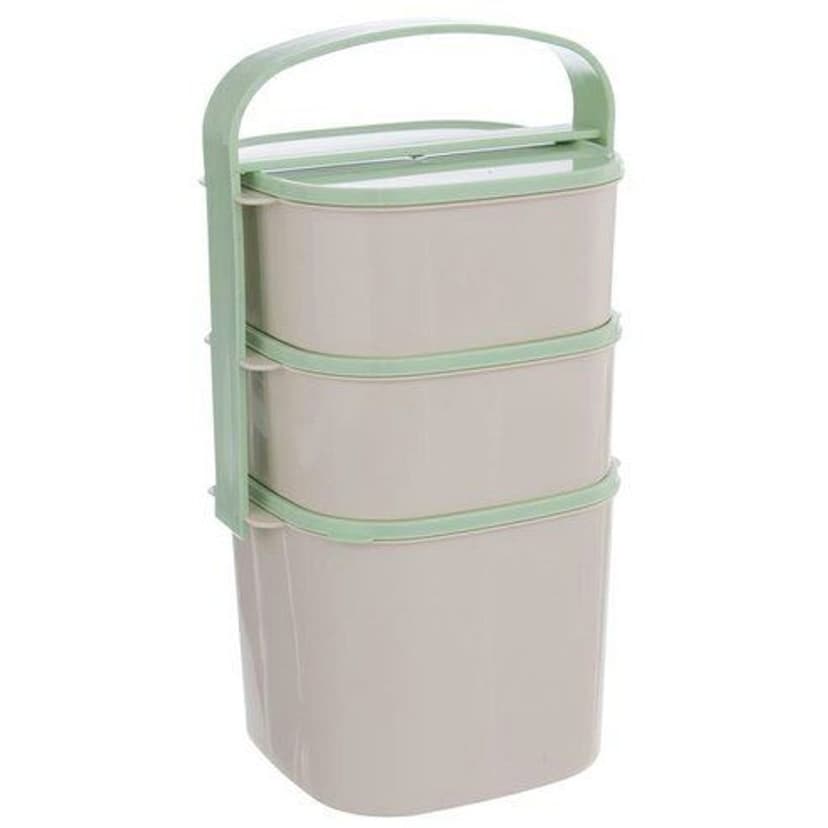 Plastimex jídlonosič 3D (1x2,0l+2x1,15l) ALMI plus, čtverc., plast