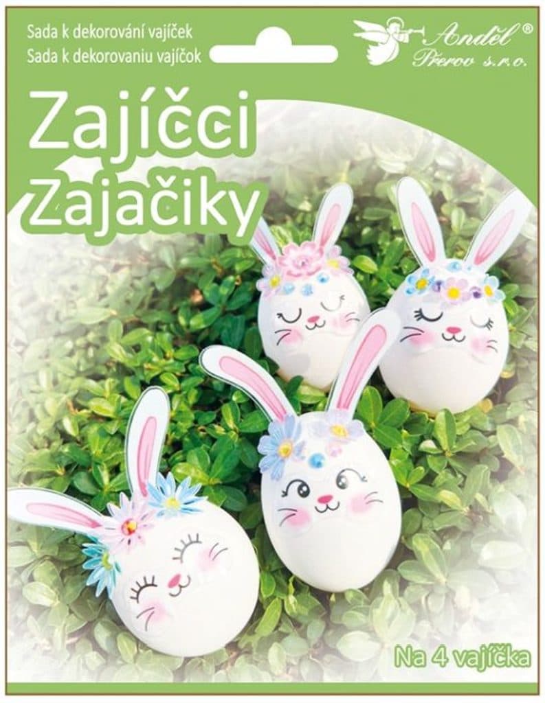 Plastimex sada k dekor. vajec ZAJÍČCI