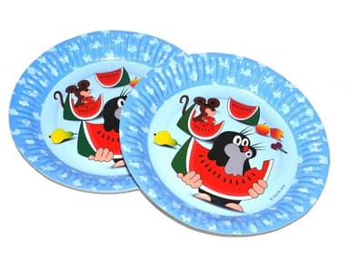Plastimex talíř d18cm- 6ks-KRTEK a kamarádi, párty, papírový